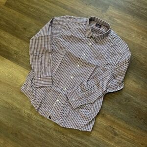 UNTUCKit Amberhill 100% Cotton‎ Mens Long Sleeve Button Up Shirt Size 2XL